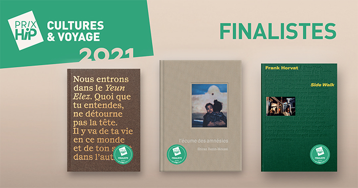 Les 3 finalistes des Prix HiP 2021 • catégorie "Cultures & Voyage"