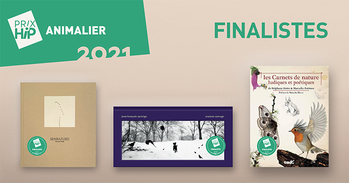 Les 3 finalistes des Prix HiP 2021 • catégorie "Animalier"