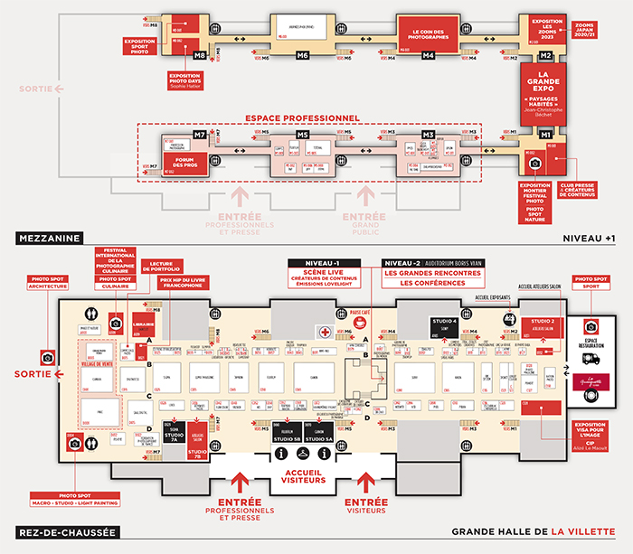 Se rendre au Salon de la Photo 2023 (plan PDF et accès)