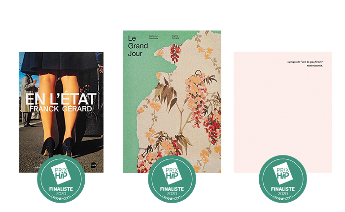 Les 3 finalistes des Prix HiP 2020 • catégorie "Premier livre" Les 3 finalistes des Prix HiP 2020 • catégorie "Premier livre"