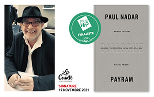 Rencontre et signature avec Payram, finaliste du Prix HiP 2021 catégorie "Livre de l'année" (librairie La Comète, Paris)