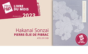 Prix HiP 2023 - Livre du mois #NOVEMBRE : Hakanai Sonzai, de Pierre-Élie de Pibrac (Atelier EXB)