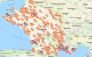 Livres Hebdo diffuse une carte de France des librairies proposant le service "Click &amp; Collect"